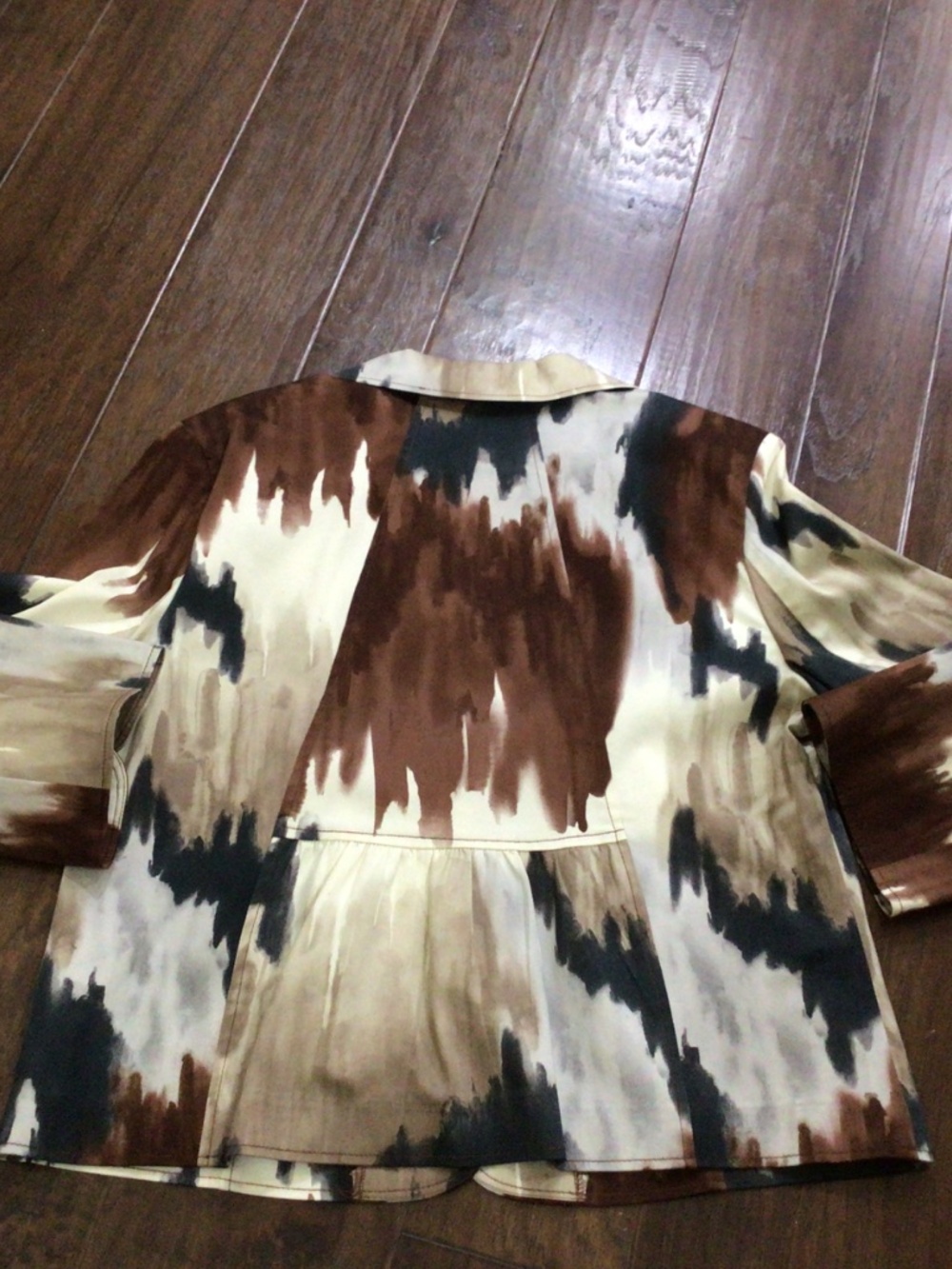 La Vita lightweight blazer. Size m. Great vibrant earth ton colors. Great shape - Picture 2 of 8